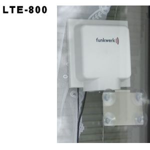 Novero Dabendorf LTE-800 MIMO Hochleistungsantenne inkl. Fensterhalterung mit 2 x 8 dBi Gewinn für den Lancom IAP-4G